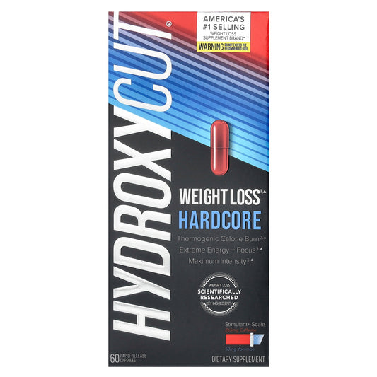 Hydroxycut, Weight Loss Hardcore, 60 Rapid Release Capsules