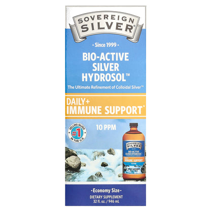Sovereign Silver, Bio-Active Silver Hydrosol™, 10 PPM, 32 fl oz (946 ml)