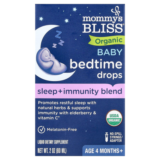 Mommy's Bliss, Organic Baby Bedtime Drops, Age 4 Months+, 2 oz (60 ml)