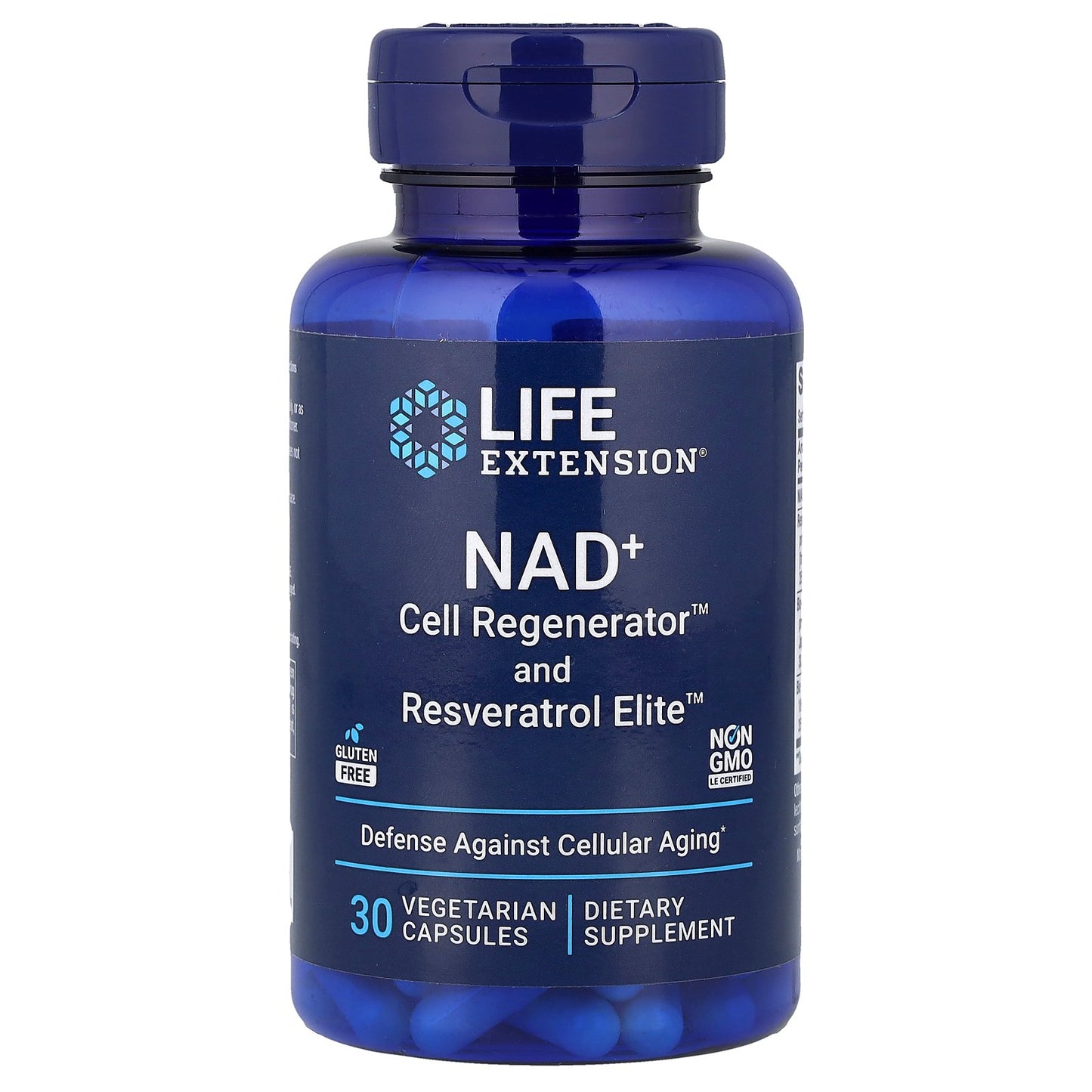 Life Extension, NAD+ Cell Regenerator™ and Resveratrol Elite™, 30 Vegetarian Capsules