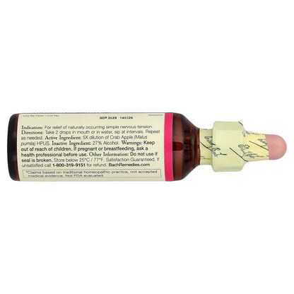 Bach, Original Flower Remedies, Crab Apple, 0.7 fl oz (20 ml)