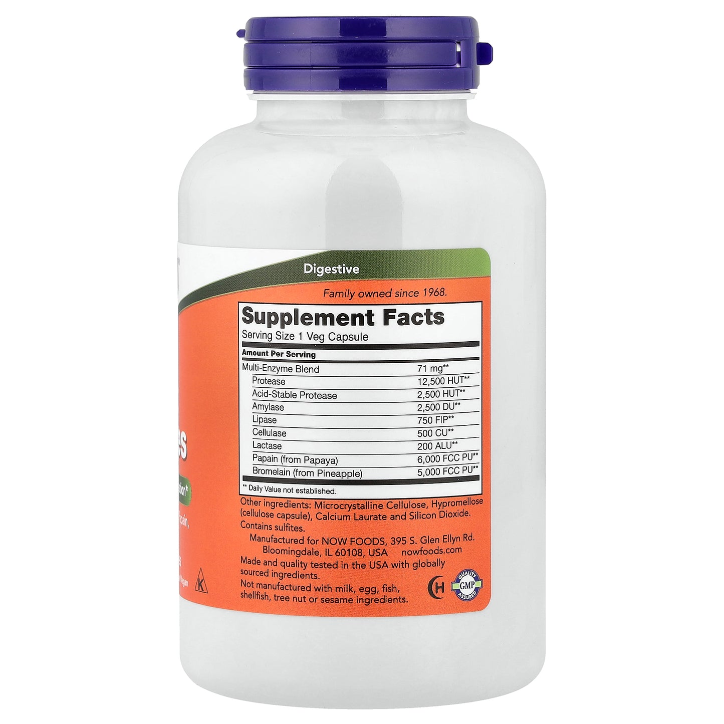 NOW Foods, Plant Enzymes, 240 Veg Capsules