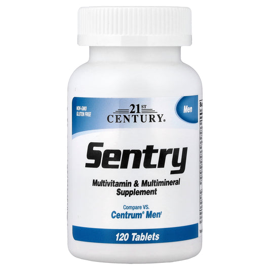 21st Century, Sentry Men, Multivitamin & Multimineral Supplement, 120 Tablets
