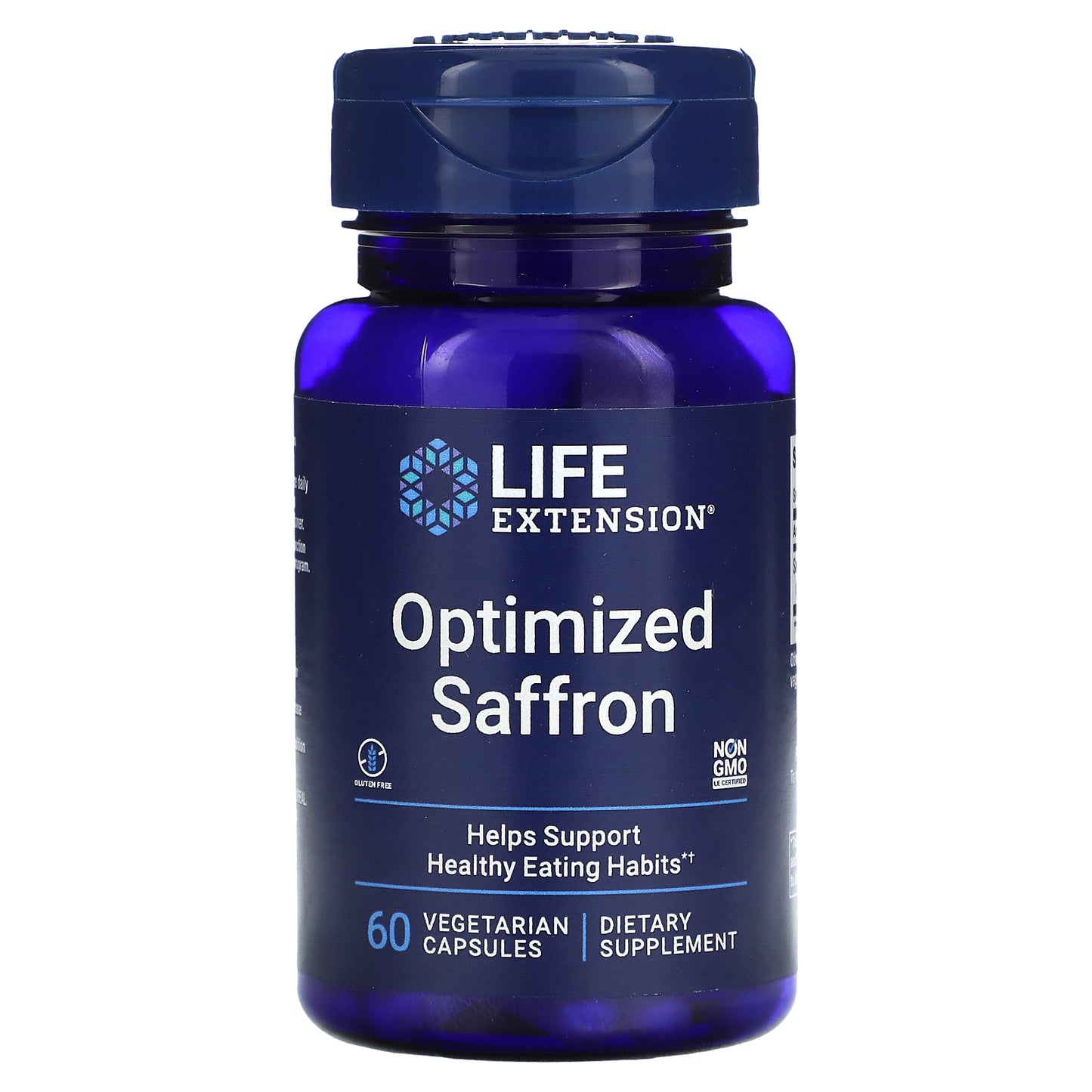 Life Extension, Optimized Saffron, 88.25 mg, 60 Vegetarian Capsules