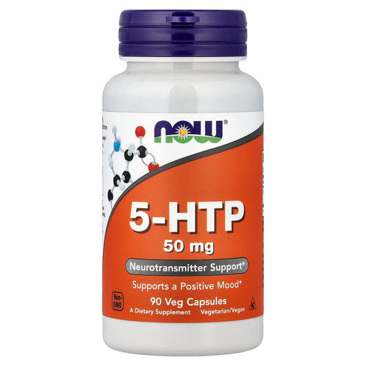 NOW Foods, 5-HTP, 50 mg, 90 Veg Capsules