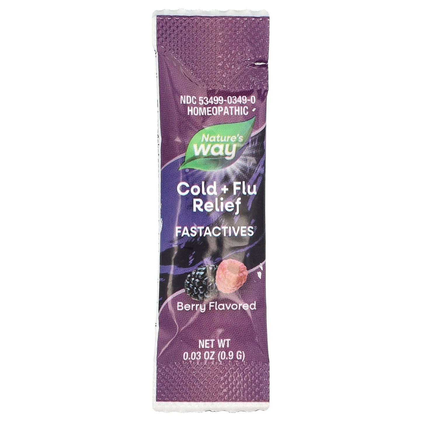 Nature's Way, Umcka®, Cold + Flu Relief Fastactives®, Ages 6+, Berry, 10 Packets, 0.03 oz (0.9 g) each