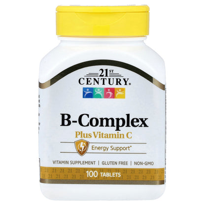 21st Century, B-Complex plus Vitamin C, 100 Tablets