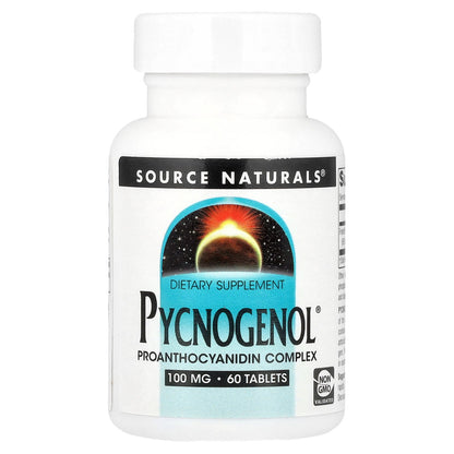 Source Naturals, Pycnogenol®, 100 mg, 60 Tablets