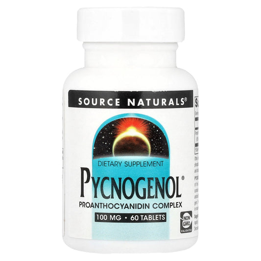 Source Naturals, Pycnogenol®, 100 mg, 60 Tablets