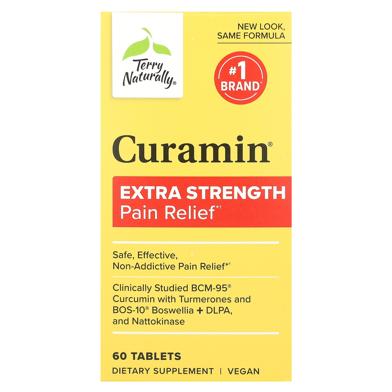 Terry Naturally, Curamin, Pain Relief, 60 Tablets