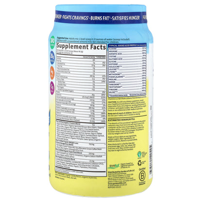 Garden of Life, Raw Organic Fit, High Protein for Weight Loss, Vanilla, 2 lbs 0.8 oz (930 g)