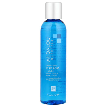 Andalou Naturals, Pure Pore Toner, Willow Bark, 6 fl oz (178 ml)