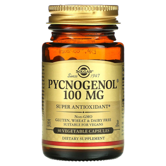 Solgar, Pycnogenol, 100 mg, 30 Vegetable Capsules