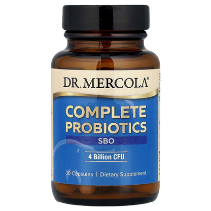 Dr. Mercola, Complete Probiotics, SBO , 4 Billion CFU, 30 Capsules