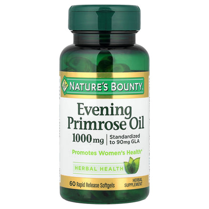 Nature's Bounty, Evening Primrose Oil, 60 Rapid Release Softgels