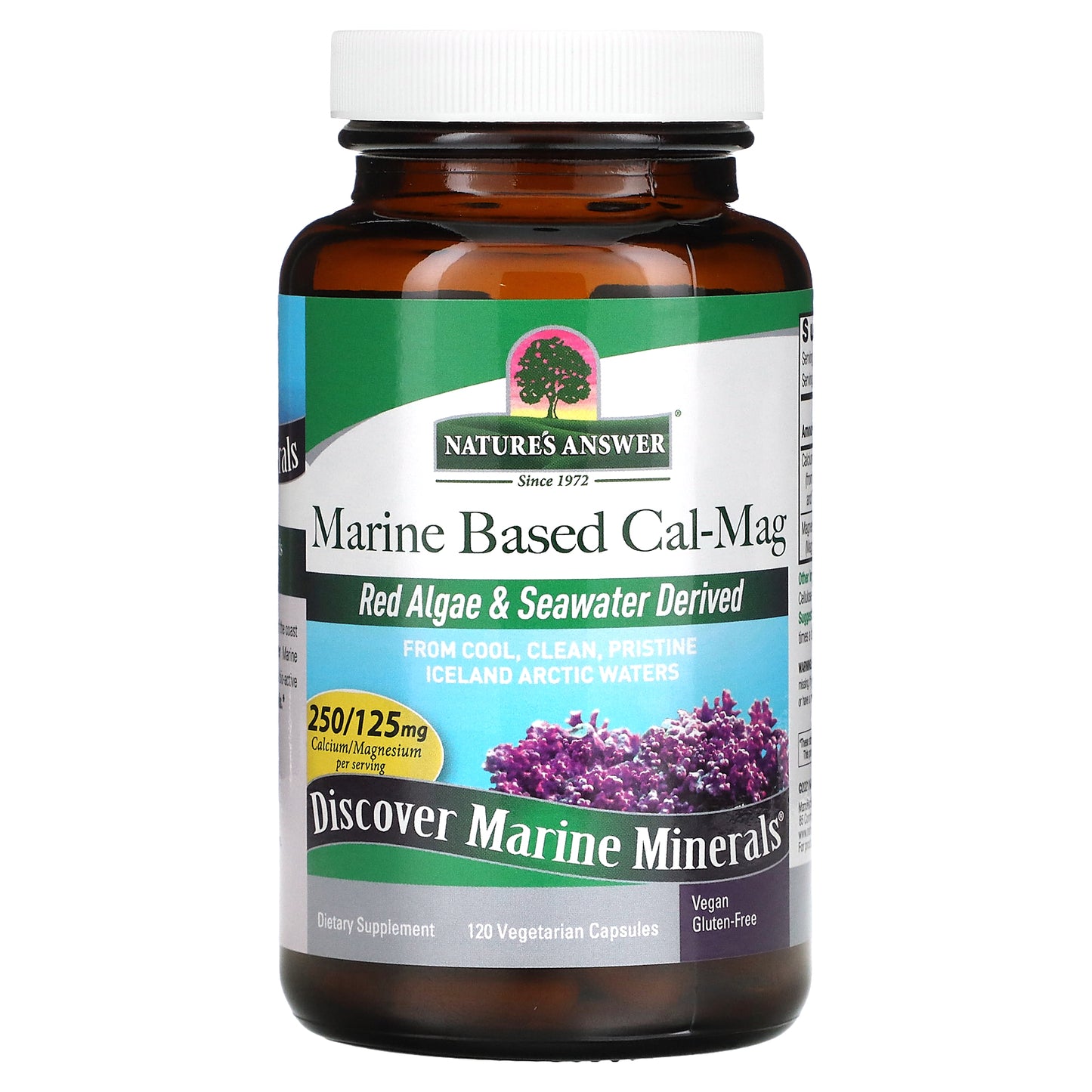 Nature's Answer, Marine Based Cal-Mag, 120 Vegetarian Capsules