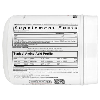 Codeage, Multi Collagen Peptides Powder, Unflavored, 20 oz (567 g)