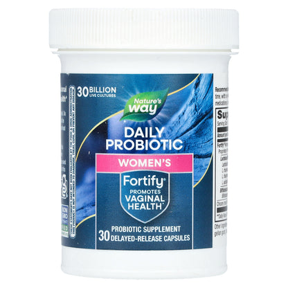 Nature's Way, Fortify® Women's Daily Probiotic, 30 Billion CFU, 30 Delayed-Release Capsules