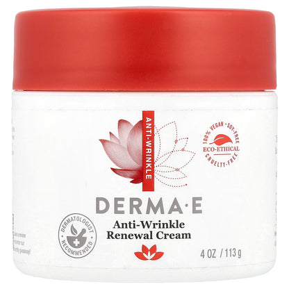 DERMA E, Anti-Wrinkle Renewal Cream, 4 oz (113 g)