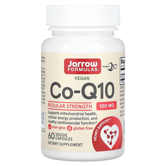 Jarrow Formulas, Co-Q10, 100 mg, 60 Veggie Capsules