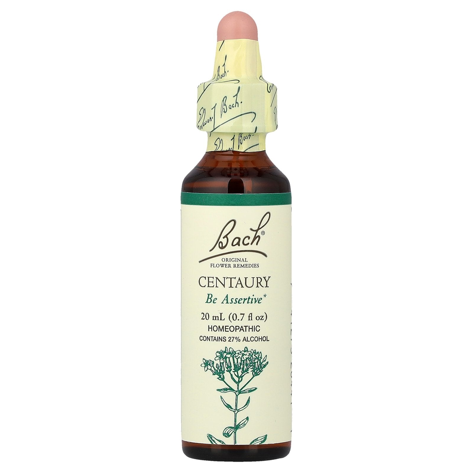 Bach, Original Flower Remedies, Centaury, 0.7 fl oz (20 ml)