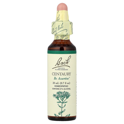 Bach, Original Flower Remedies, Centaury, 0.7 fl oz (20 ml)