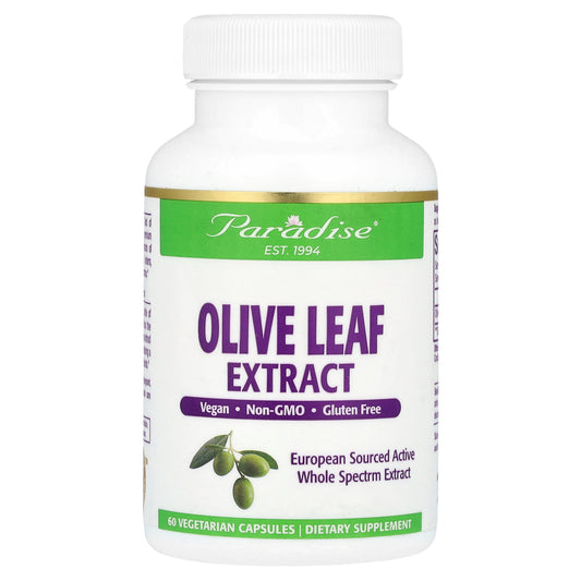 Paradise Herbs, Olive Leaf Extract, 60 Vegetarian Capsules (250 mg per Capsule)