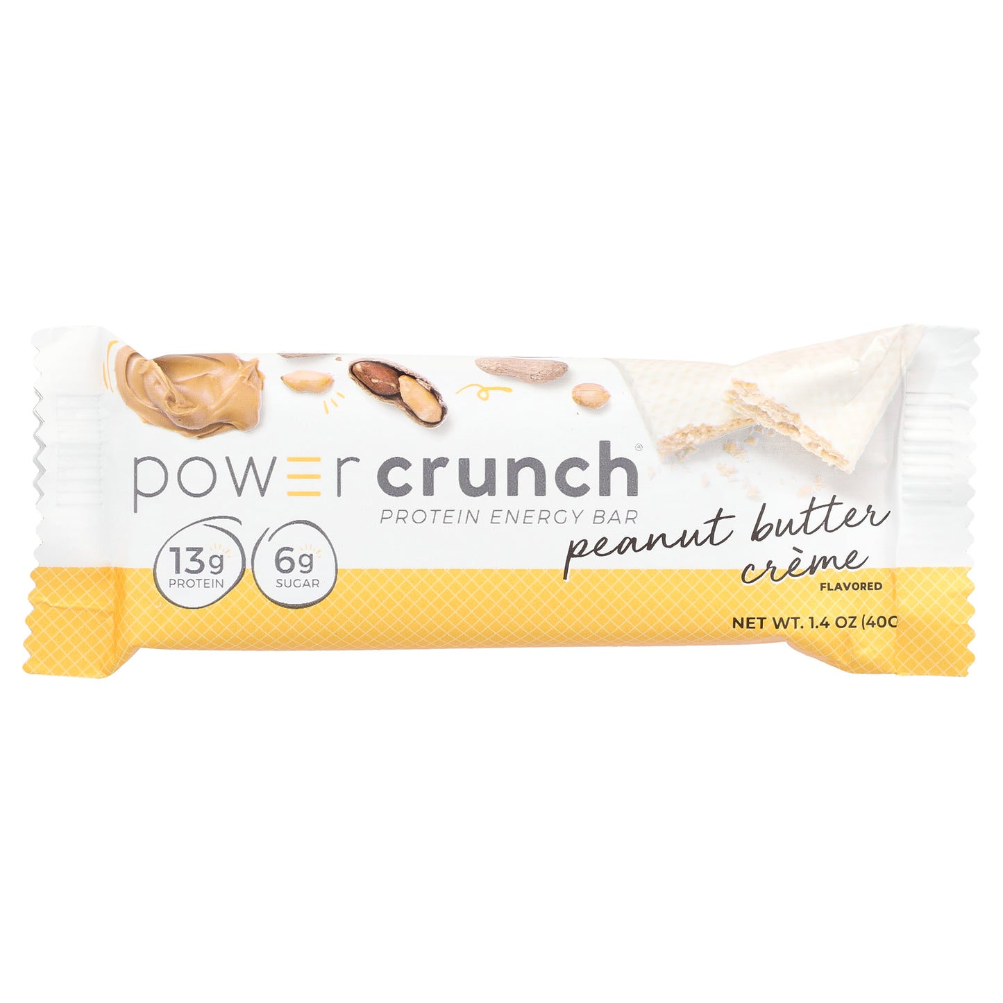 BNRG, Power Crunch®, Protein Energy Bar, Peanut Butter Creme, 12 Bars, 1.4 oz (40 g) Each