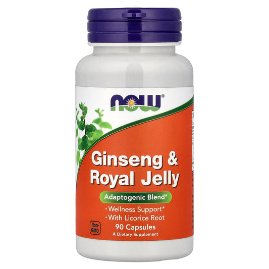 NOW Foods, Ginseng & Royal Jelly, 90 Capsules