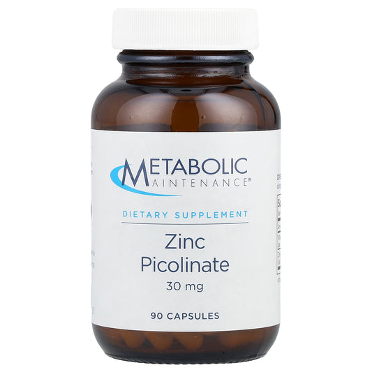 Metabolic Maintenance, Zinc Picolinate, 30 mg, 90 Capsules