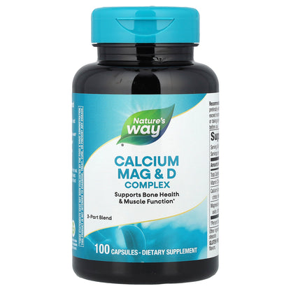 Nature's Way, Calcium Mag & D Complex, 100 Capsules