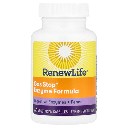 Renew Life, Gas Stop™ Enzyme Formula, 60 Vegetarian Capsules