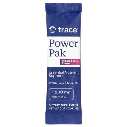 Trace, Power Pak, Mixed Berry, 30 Packets, 0.22 oz (6.1 g) Each