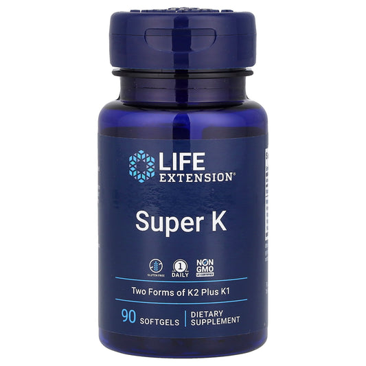 Life Extension, Super K, 2,600 mcg, 90 Softgels