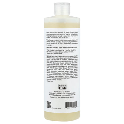 Mild By Nature, (Nature's Gate), Tea Tree & Sea Buckthorn Shampoo for Oily Hair, 16 fl oz (473 ml)