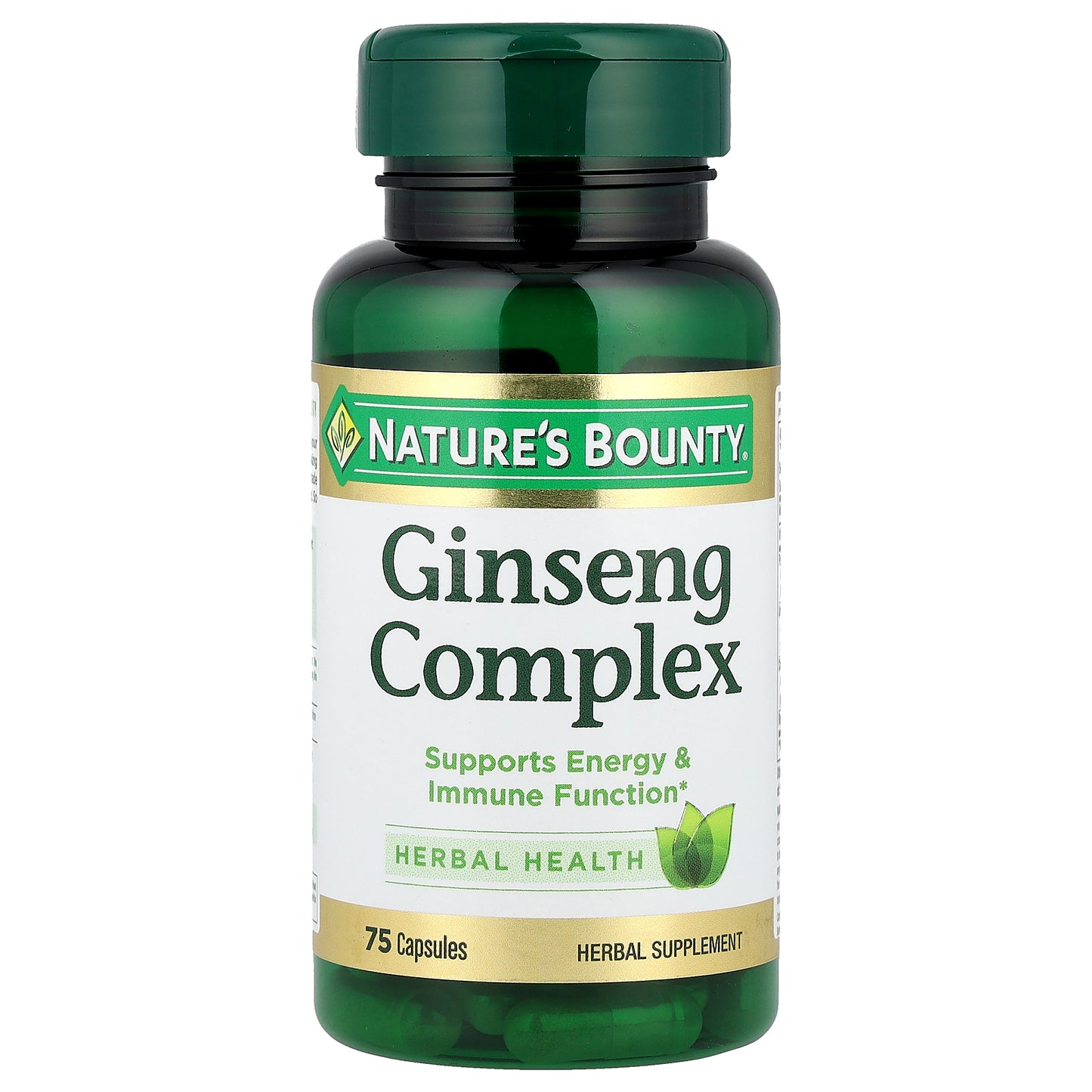 Nature's Bounty, Ginseng Complex, 75 Capsules