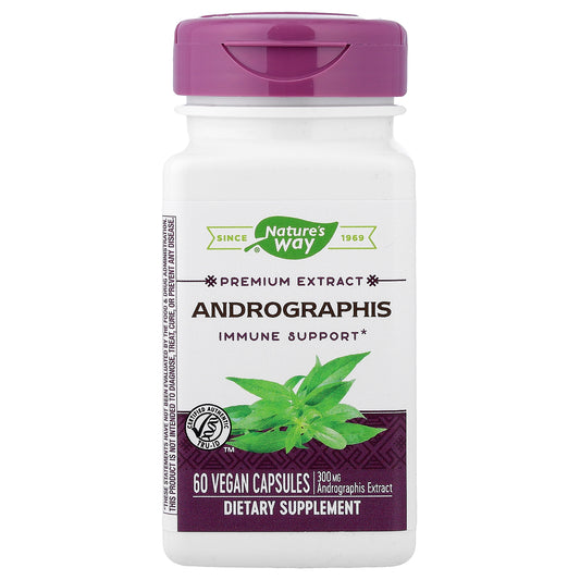 Nature's Way, Andrographis, 60 Vegan Capsules