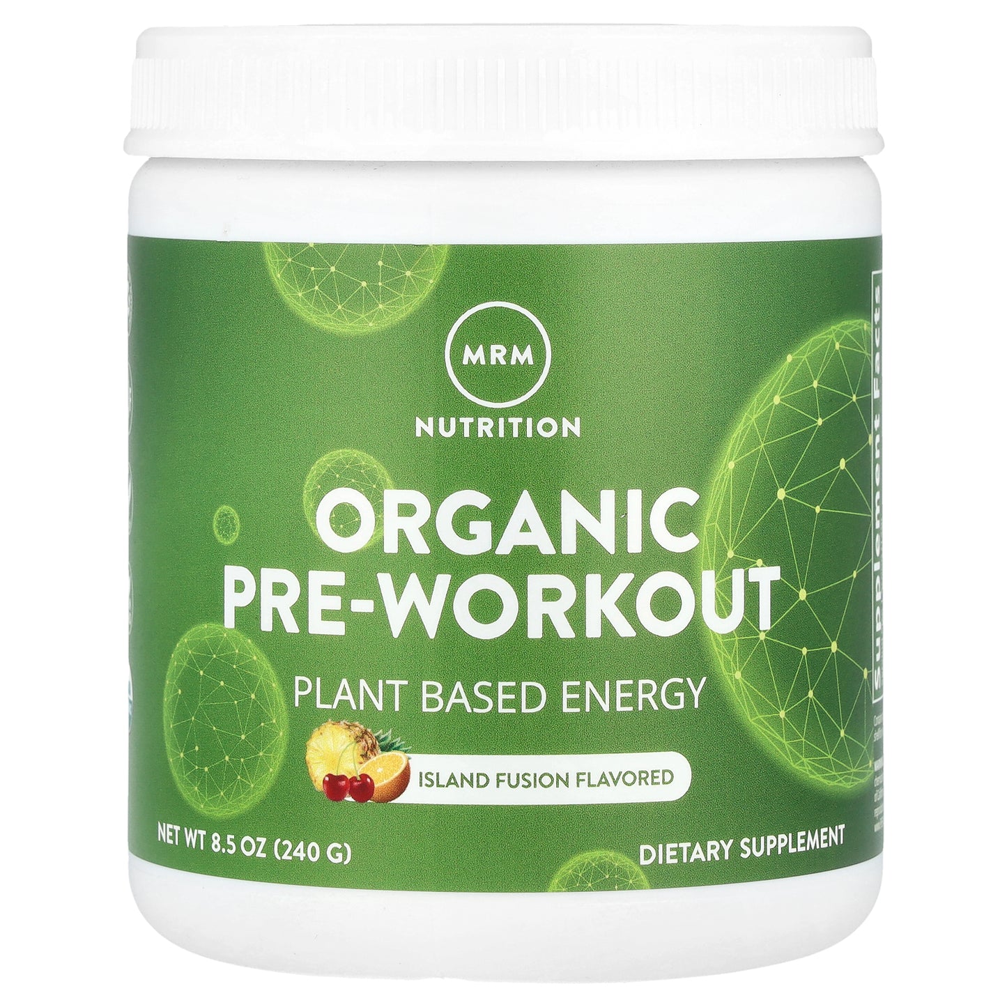 MRM Nutrition, Organic Pre-Workout, Island Fusion, 8.5 oz (240 g)