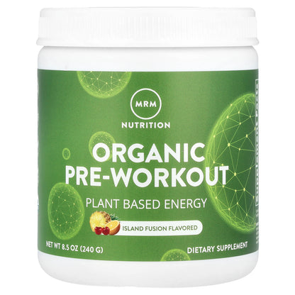 MRM Nutrition, Organic Pre-Workout, Island Fusion, 8.5 oz (240 g)