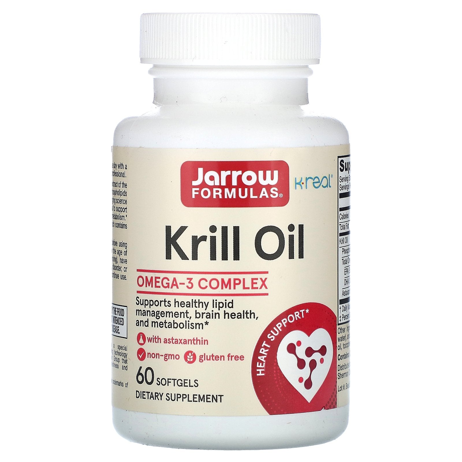 Jarrow Formulas, Krill Oil, 60 Softgels