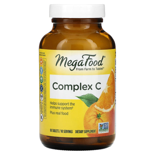 MegaFood, Complex C, 90 Tablets