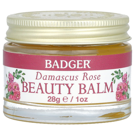 Badger, Beauty Balm, Damascus Rose, 1 oz (28 g)