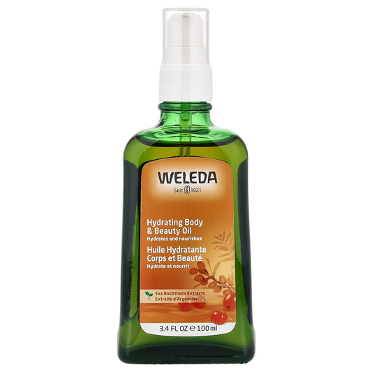 Weleda, Hydrating Body & Beauty Oil, Sea Buckthorn Extracts, 3.4 fl oz (100 ml)