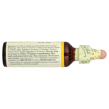Bach, Original Flower Remedies, Hornbeam, 0.7 fl oz (20 ml)