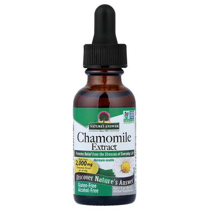 Nature's Answer, Chamomile Extract, Alcohol Free, 1 fl oz (30 ml)