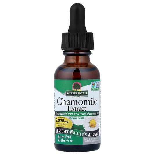 Nature's Answer, Chamomile Extract, Alcohol Free, 1 fl oz (30 ml)