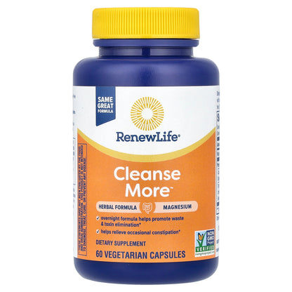 Renew Life, Cleanse More™, 60 Vegetarian Capsules