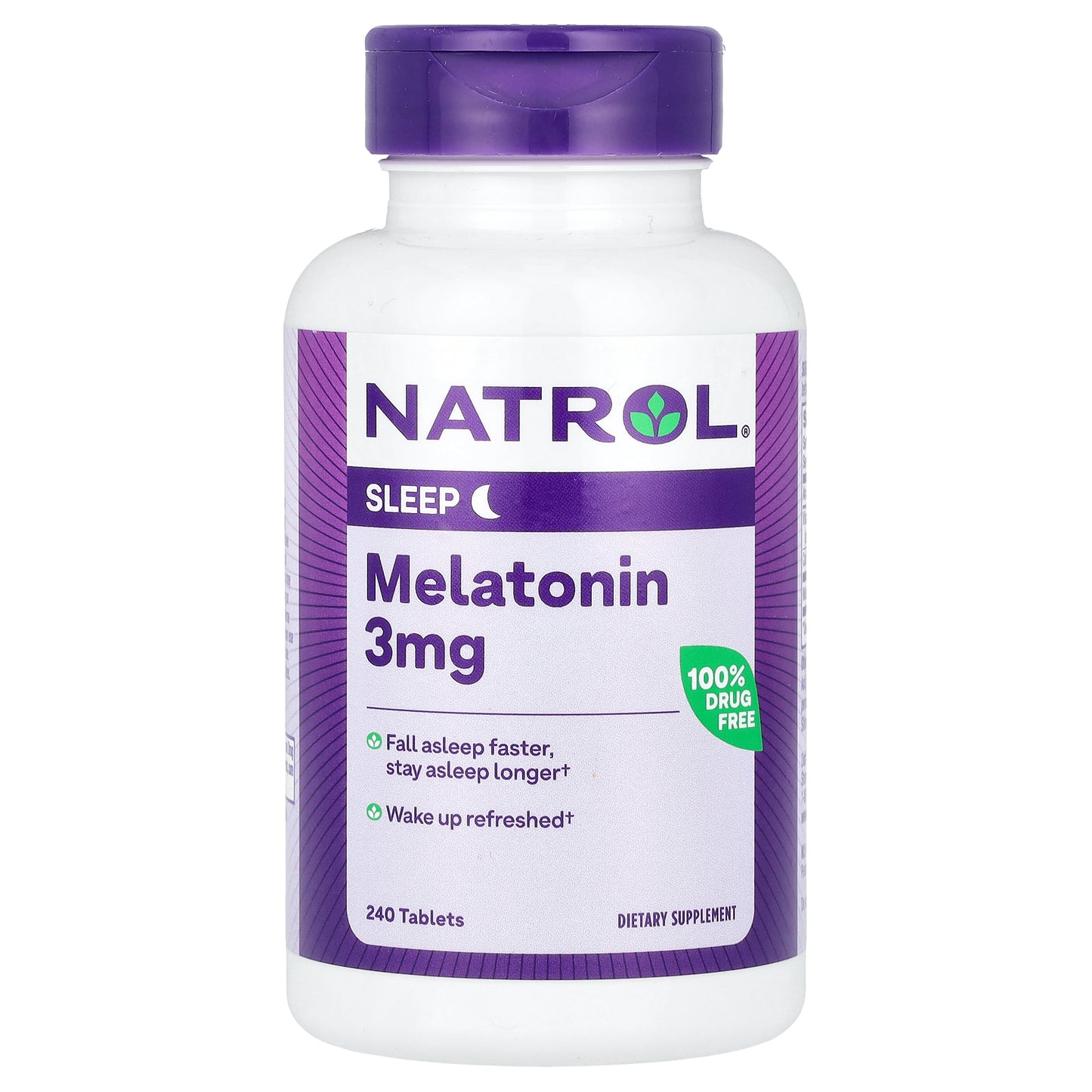 Natrol, Melatonin, 3 mg, 240 Tablets