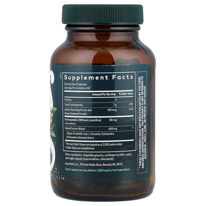 Gaia Herbs, Thyroid Support, 120 Liquid Phyto-Caps®