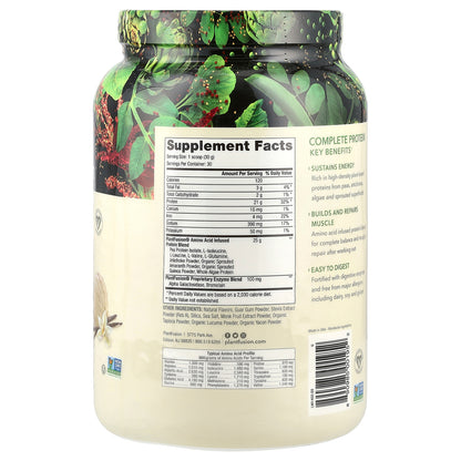 PlantFusion, Complete Protein, Creamy Vanilla Bean, 2 lb (900 g)
